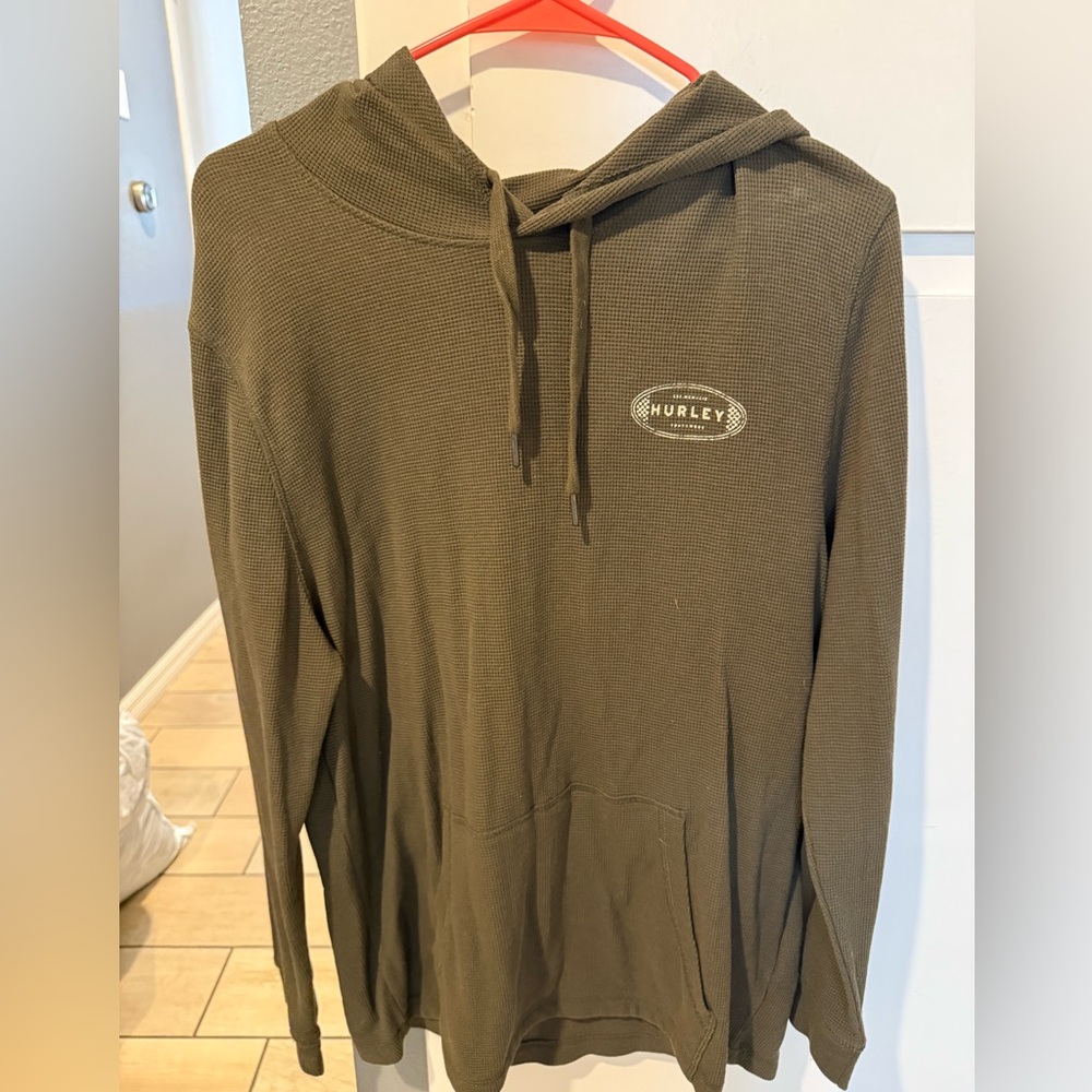 Hurley waffle knit hoodie